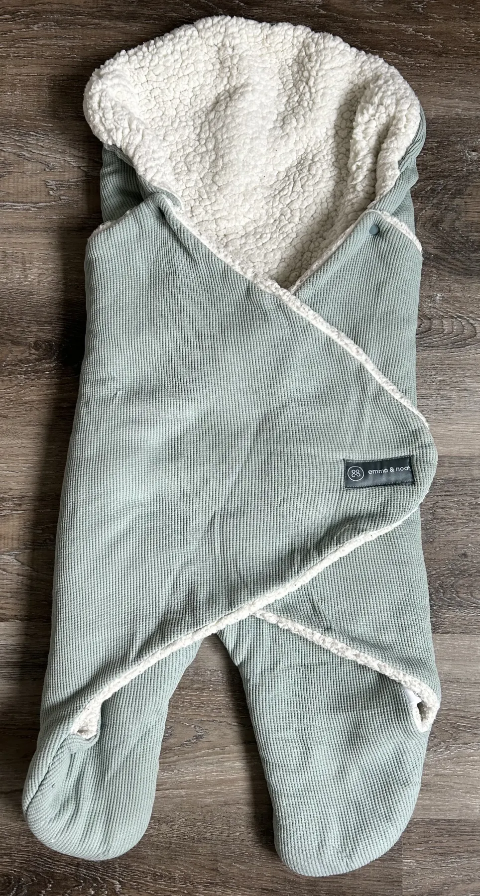 Einschlagdecke Emma&Noah mintgrün 90cm