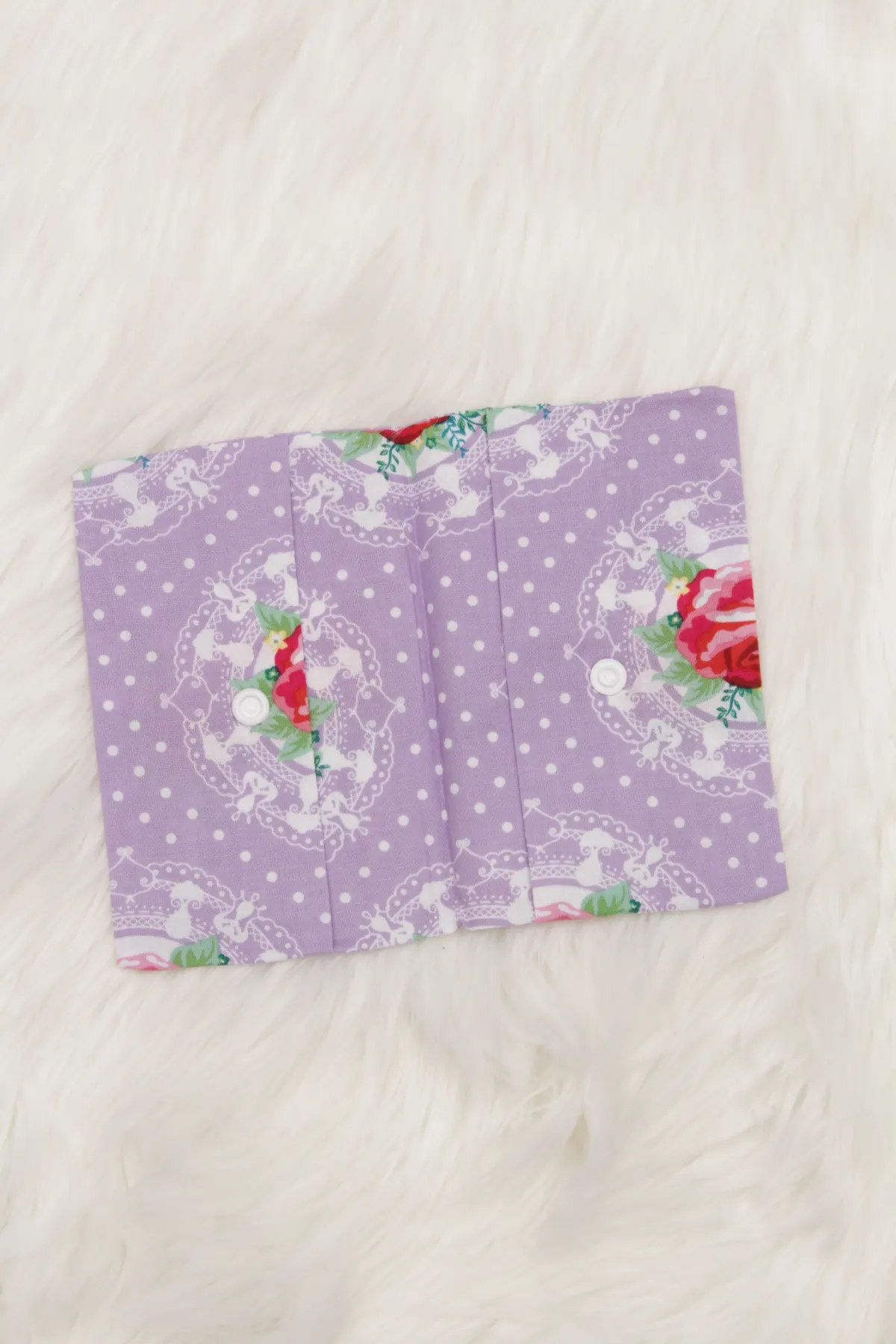 Impfpass-Hülle Rose Handmade