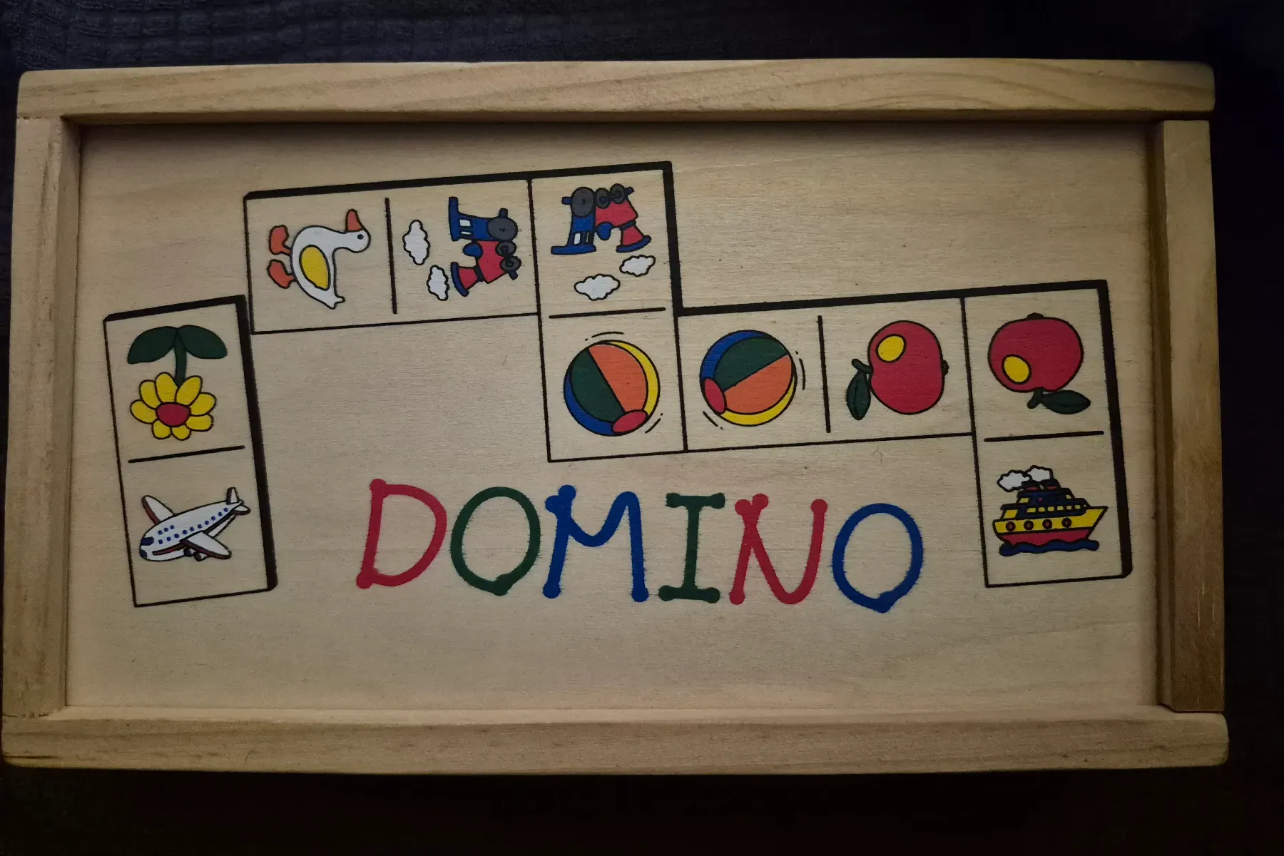 Domino Spiel Holz
