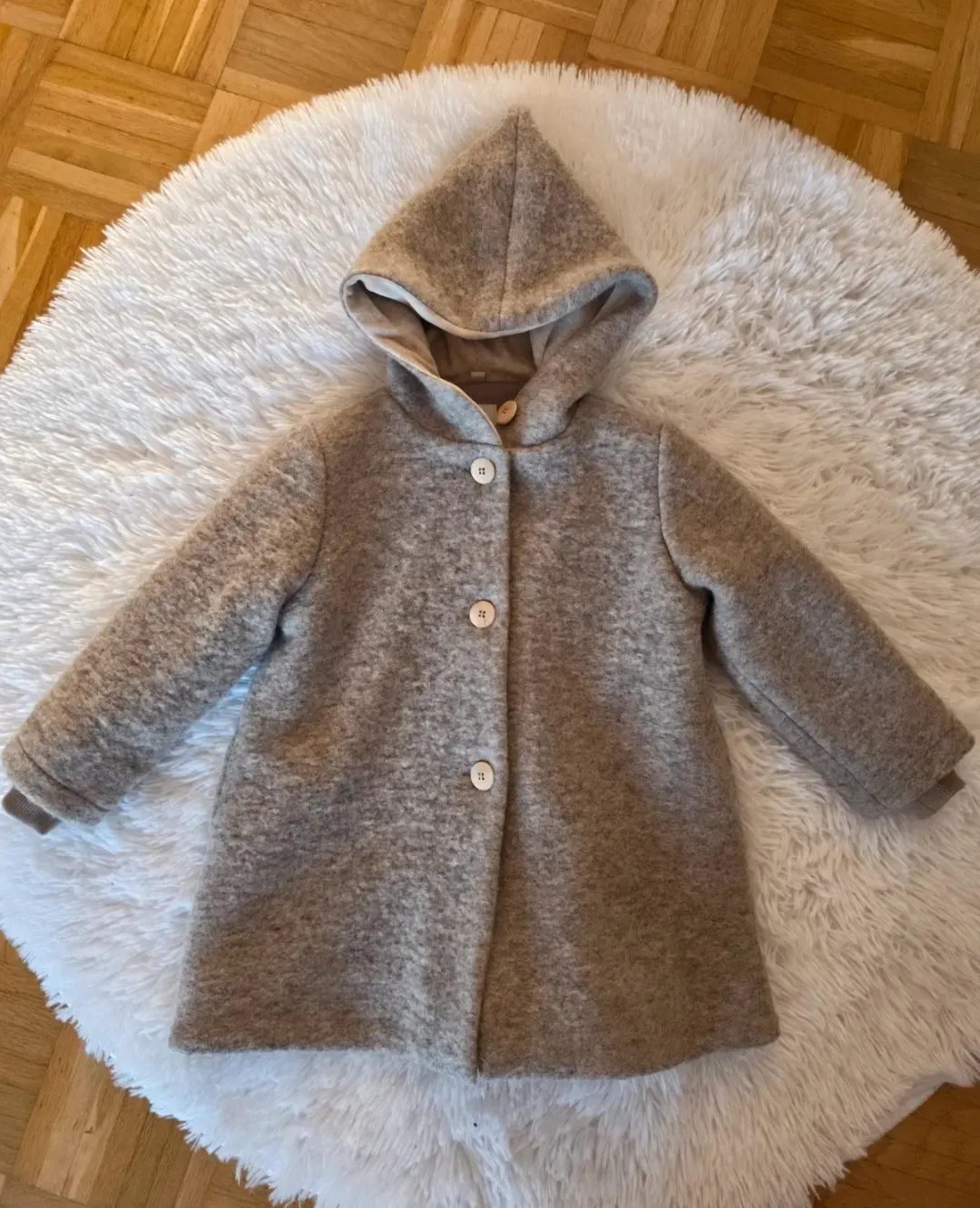 Huttelihut Mantel Wolle Trenchcoat 110