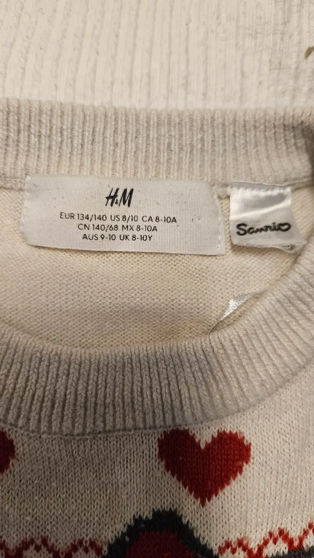 Hello Kitty Pullover,  h&m, 134-140