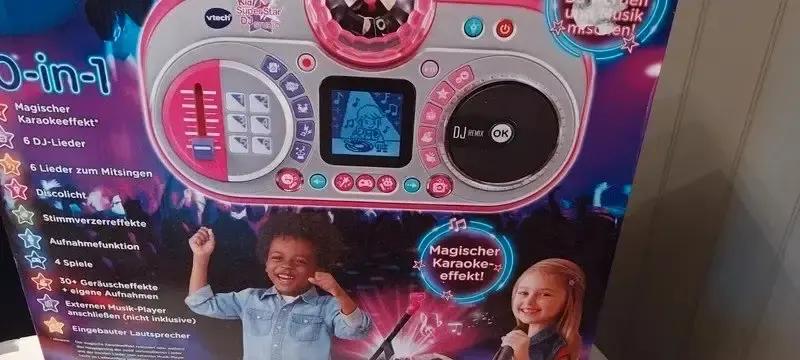 VTech Kidi SuperStar DJ Studio – mit Mikrofon & Lichteffekten