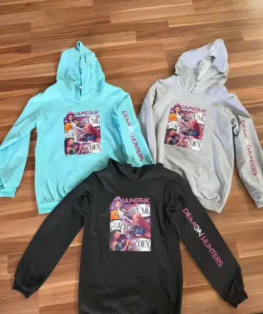 3 Huntrix Hoodies Gr.164