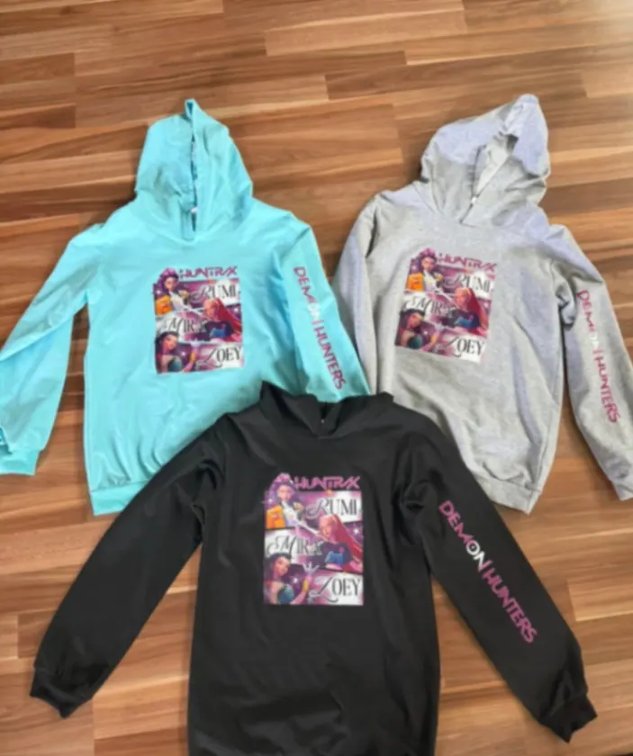 3 Huntrix Hoodies Gr.164