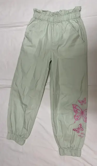 Leichte Sommerhose mit Schmetterlingen Gr. 134/140 von Young Idols, Woolworth NEU