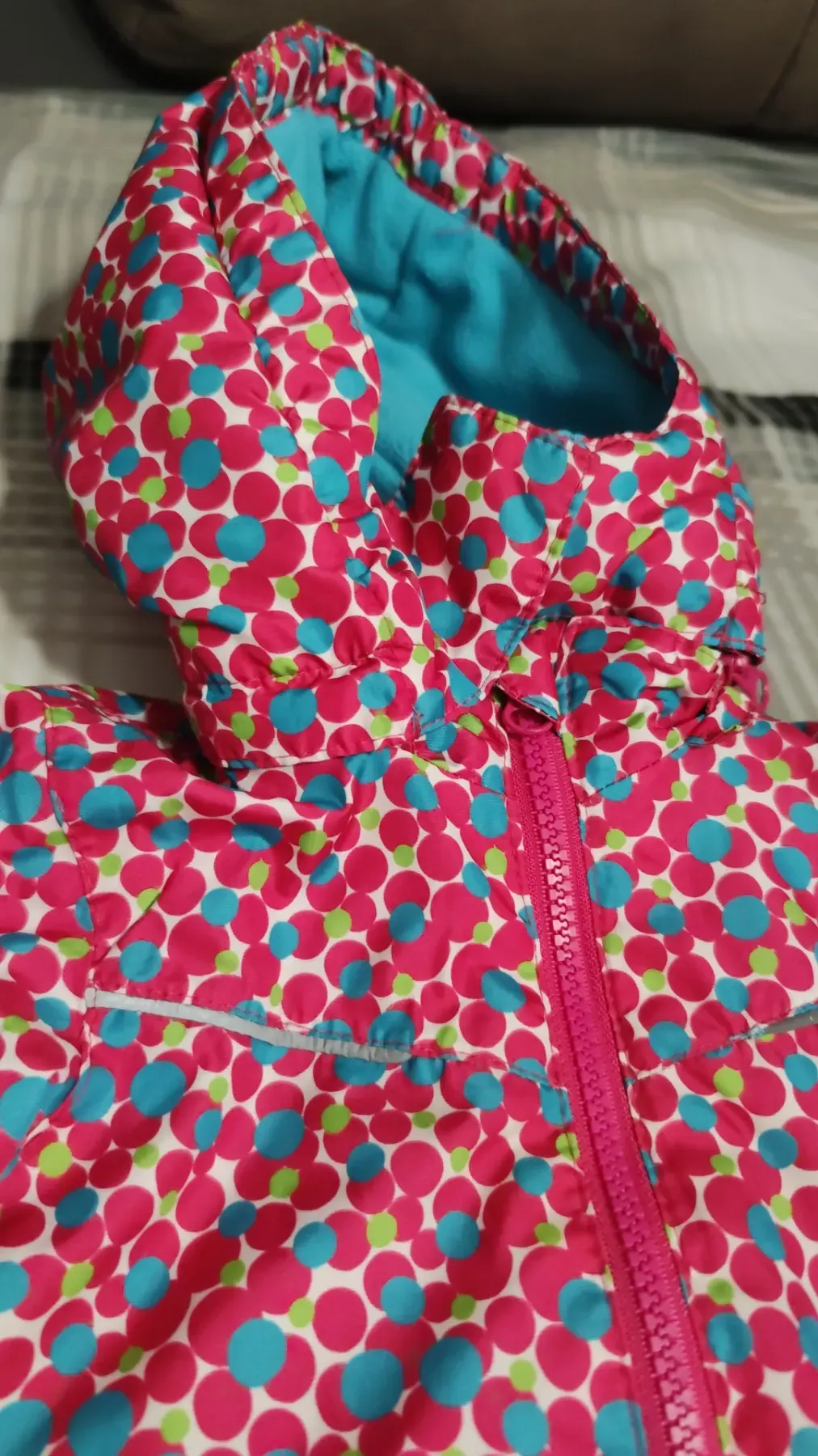 farbenfrohe übergangsjacke