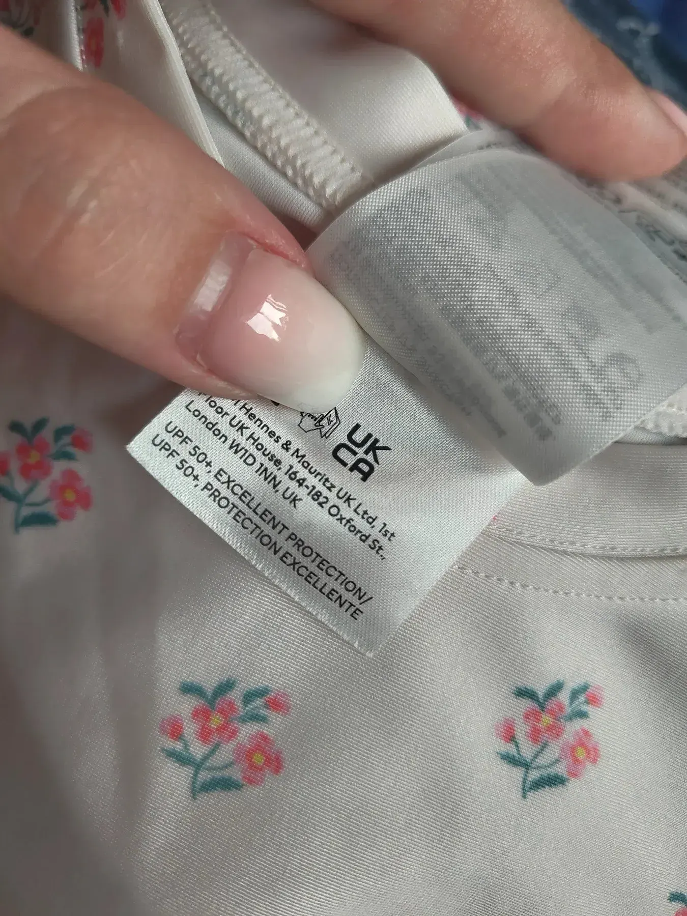 50+ Set Schwimm Shirt und Hut UV Set H&M Größe 86/92