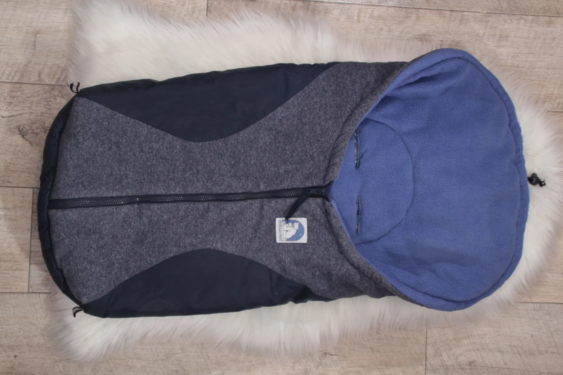Fußsack Eisbär Babyschale, Babywanne, Buggy
