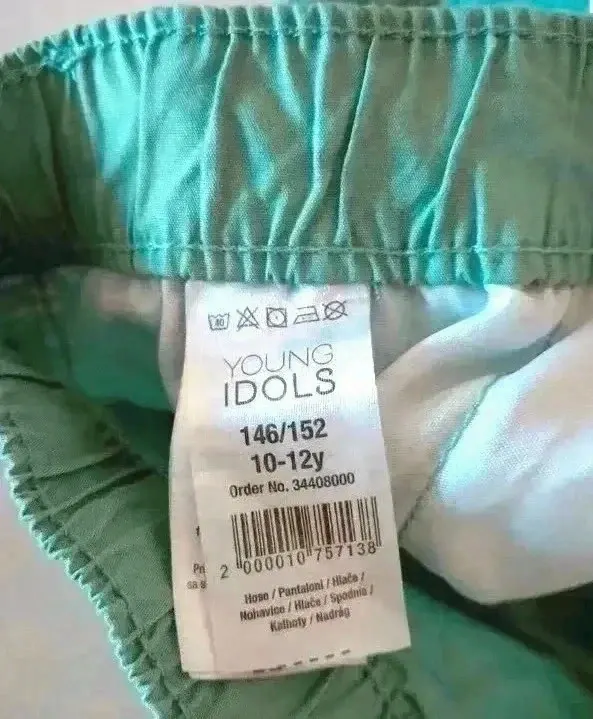 Young Idols | Cargo Shorts | Grün Mint | Gr. 146/152 | Skater Jungs Sommer