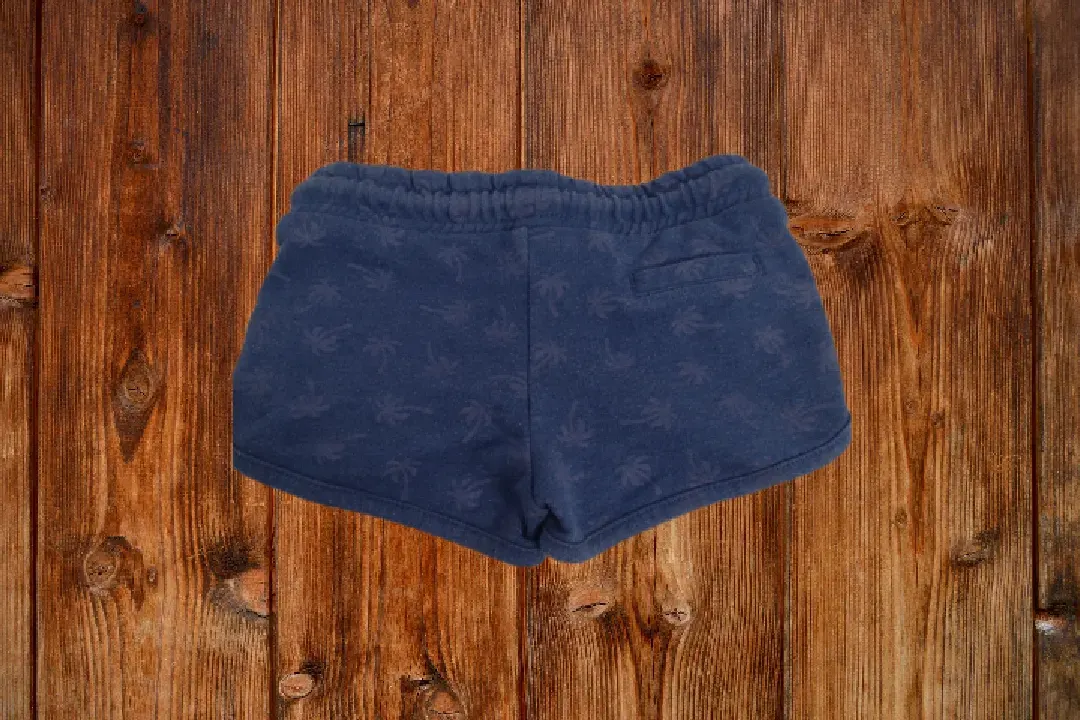 Kurze Leggings blau Palmen 74/80 Poco Piano