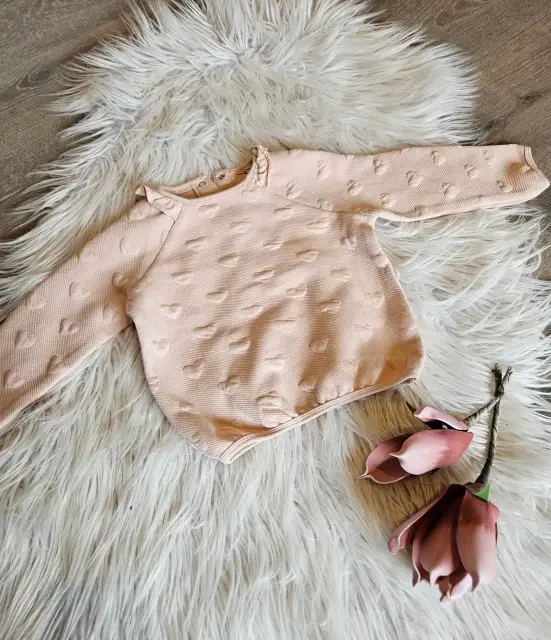 C&A Pullover ~Herzchen~ Mädchen Gr. 86