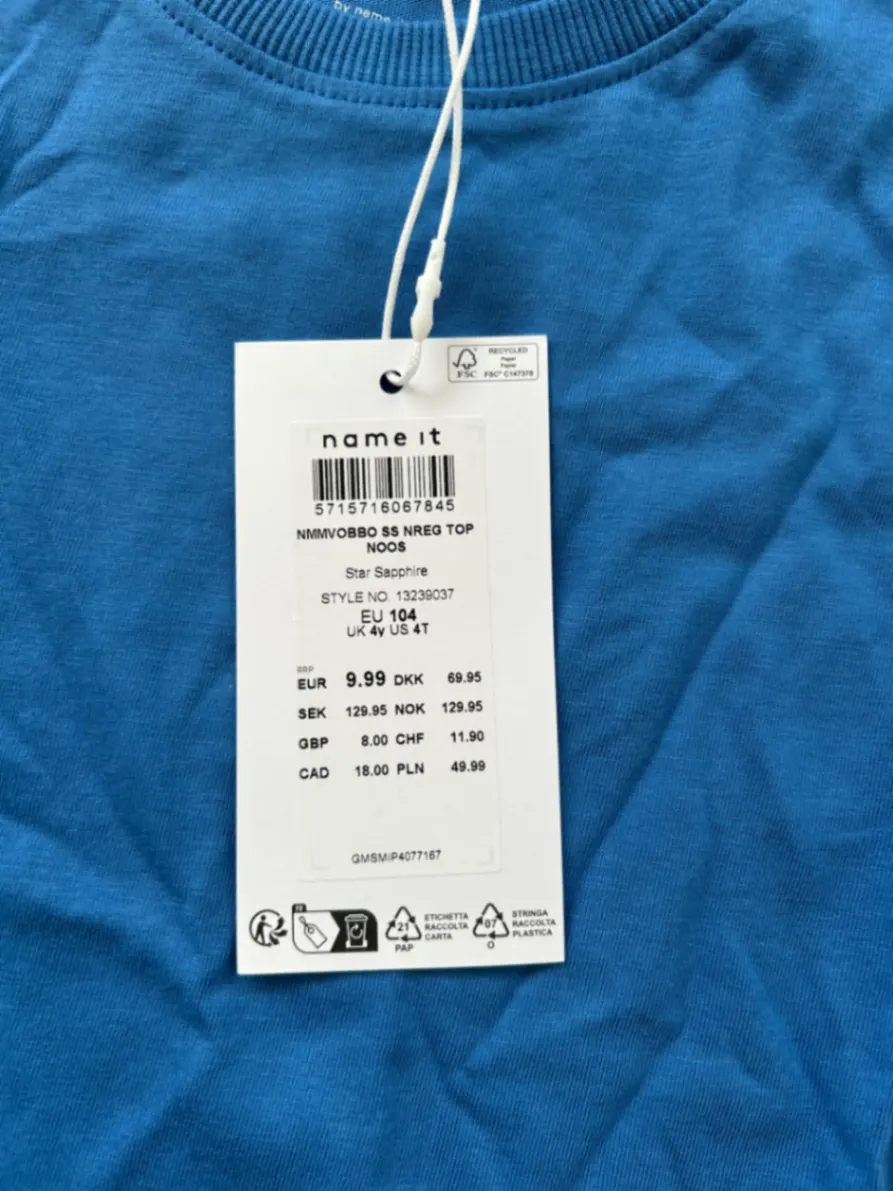 Neues Tshirt Name it