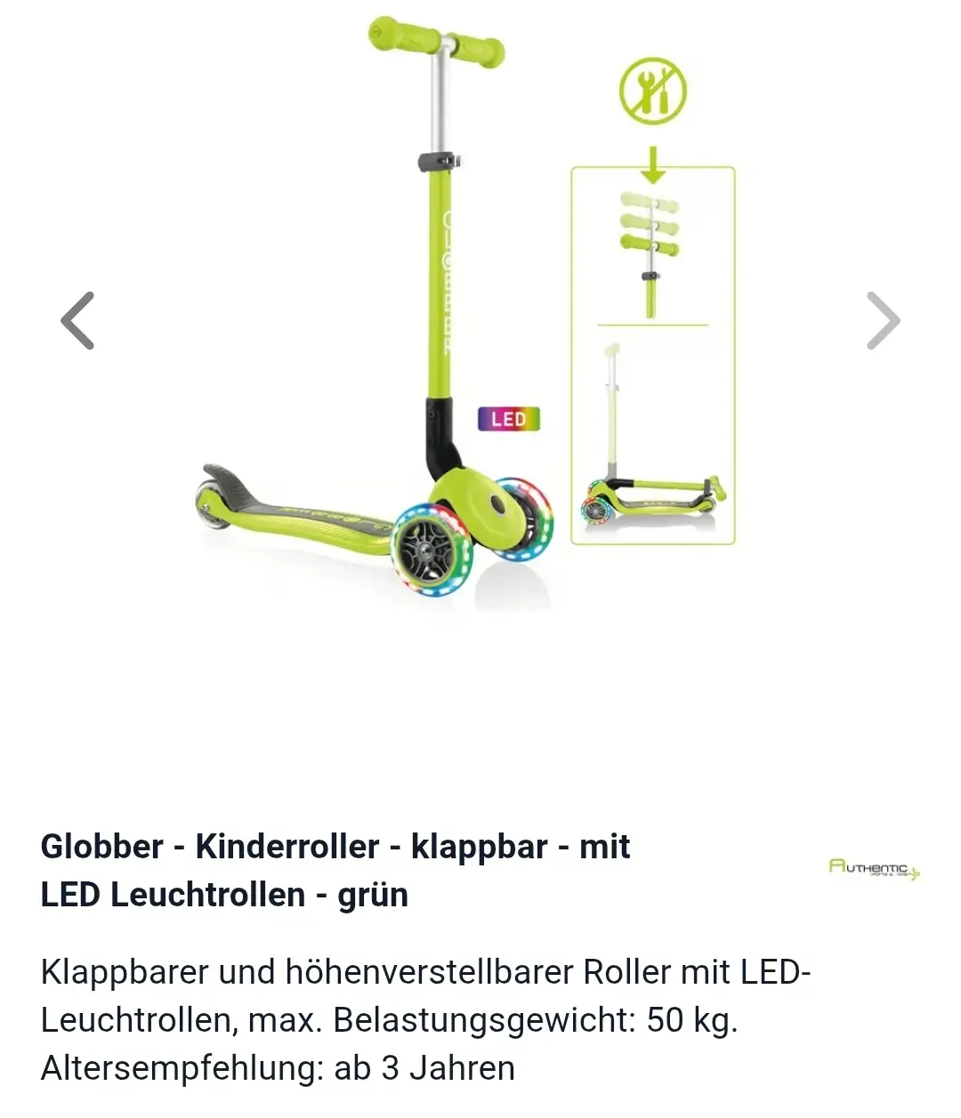 Globber Roller mit Helm
