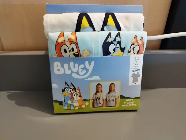 2er Set T-Shirts Bluey Größe 98/104