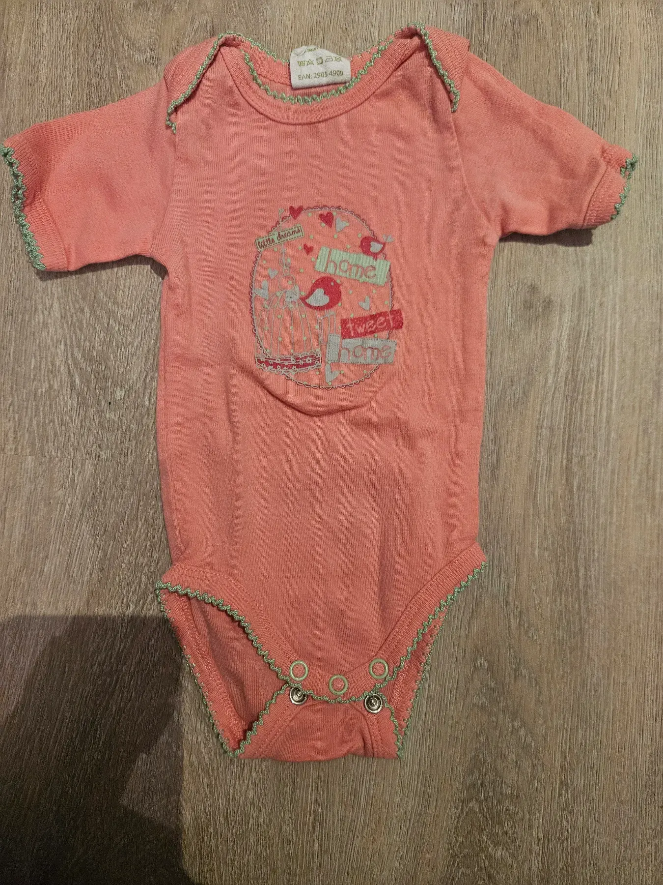 Kurzarmbody, pocopiano, neu, 62-68