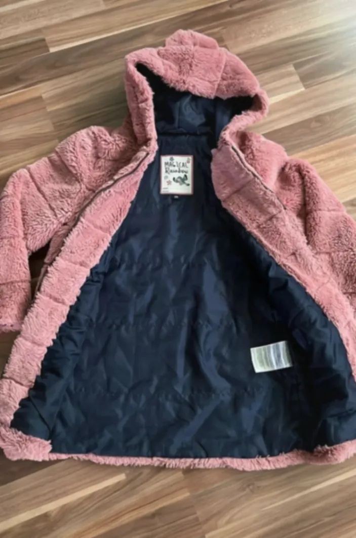 Plüschjacke, Übergang Gr. 134