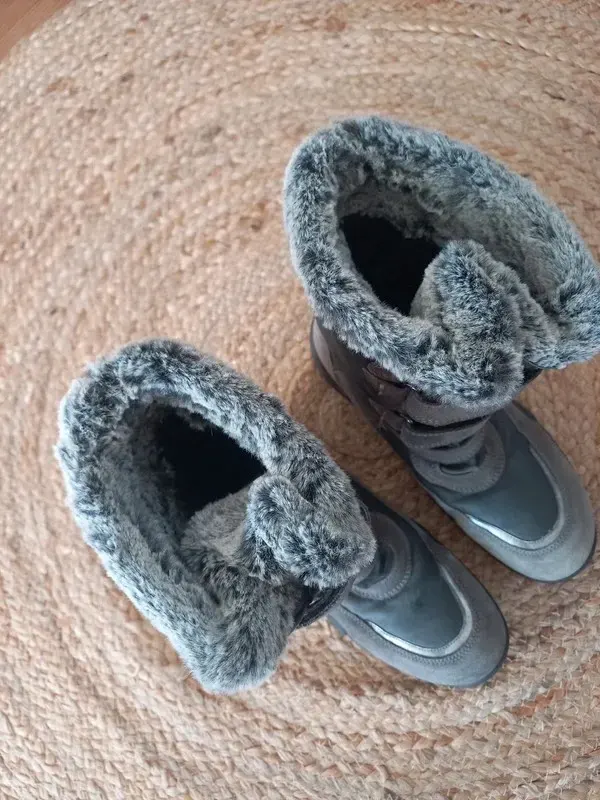 Primigi Winterstiefel Gr 38, Schneestiefel, Mädchen, Goretex, grau, Winter, gefütterte Stiefel