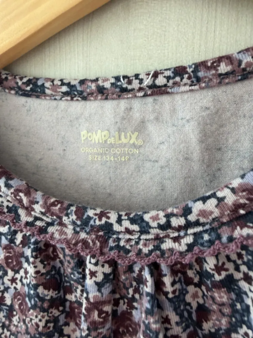 POMPdeLUXE POMPdeLUXE Blümchenkleid Gr. 134/140 Organic Cotton