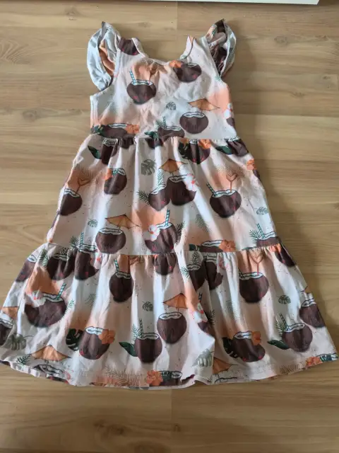 Handmade Sommerkleid Gr 128