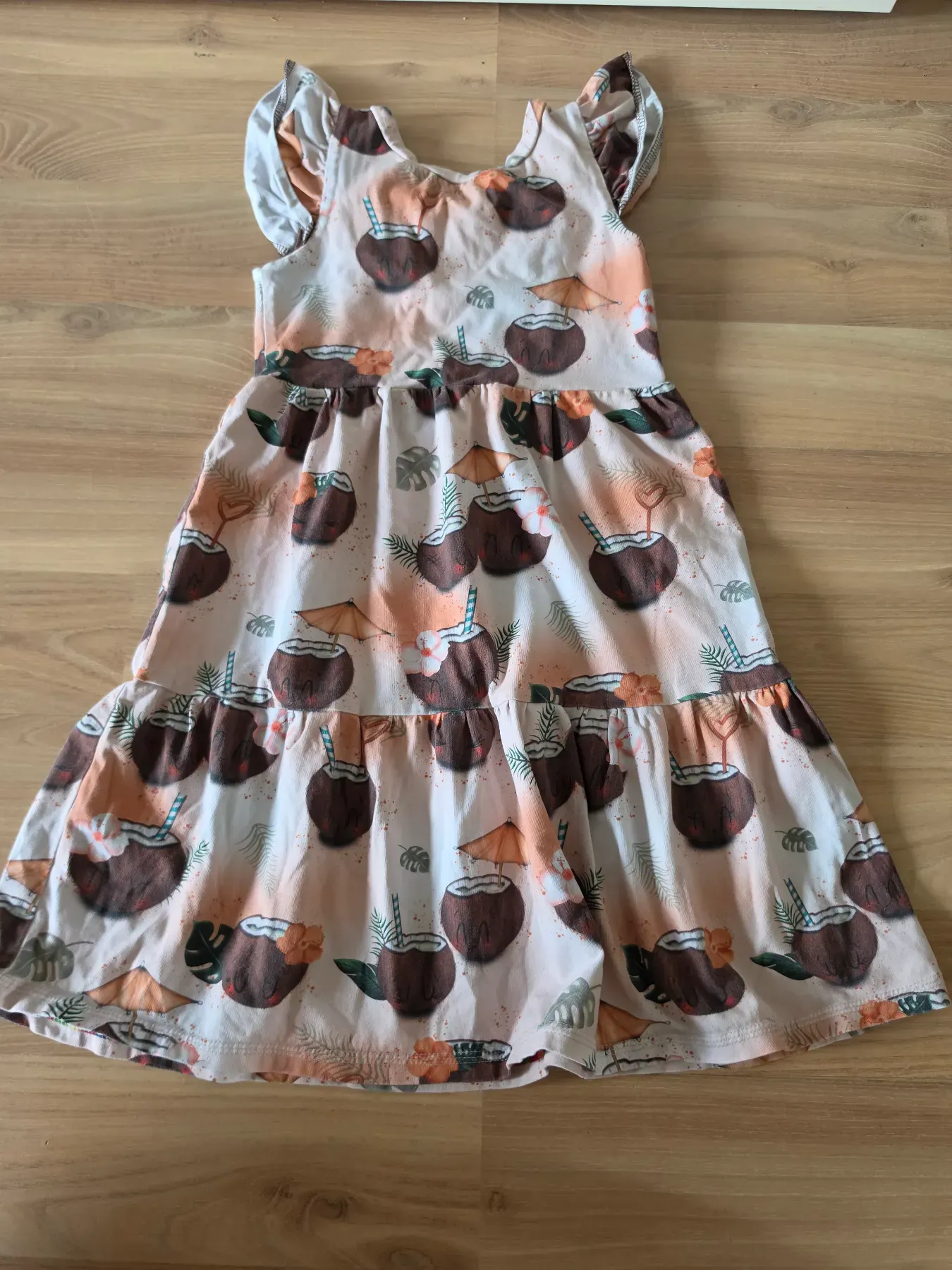 Handmade Sommerkleid Gr 128