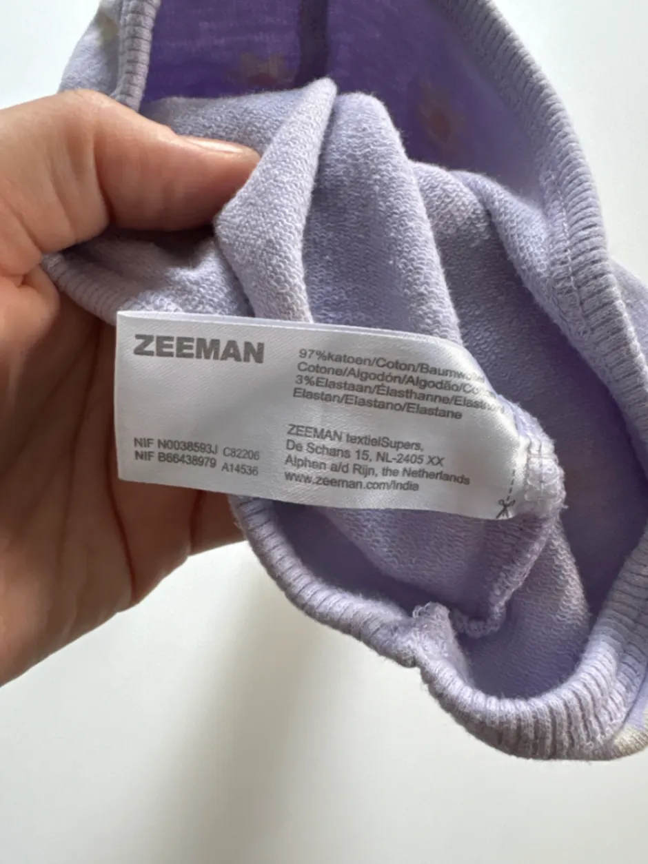 Zeeman Babyshirt mit Gänseblümchenmuster – Größe 56 🌼