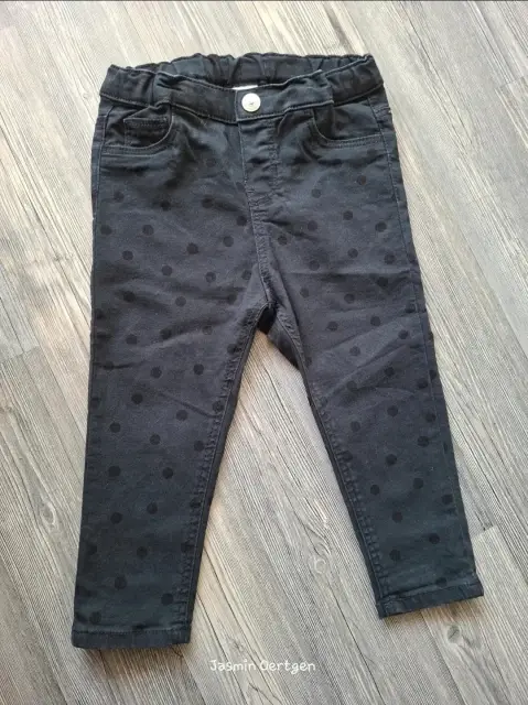 Jeans Hose mit Punkten  | H&M | Gr. 86