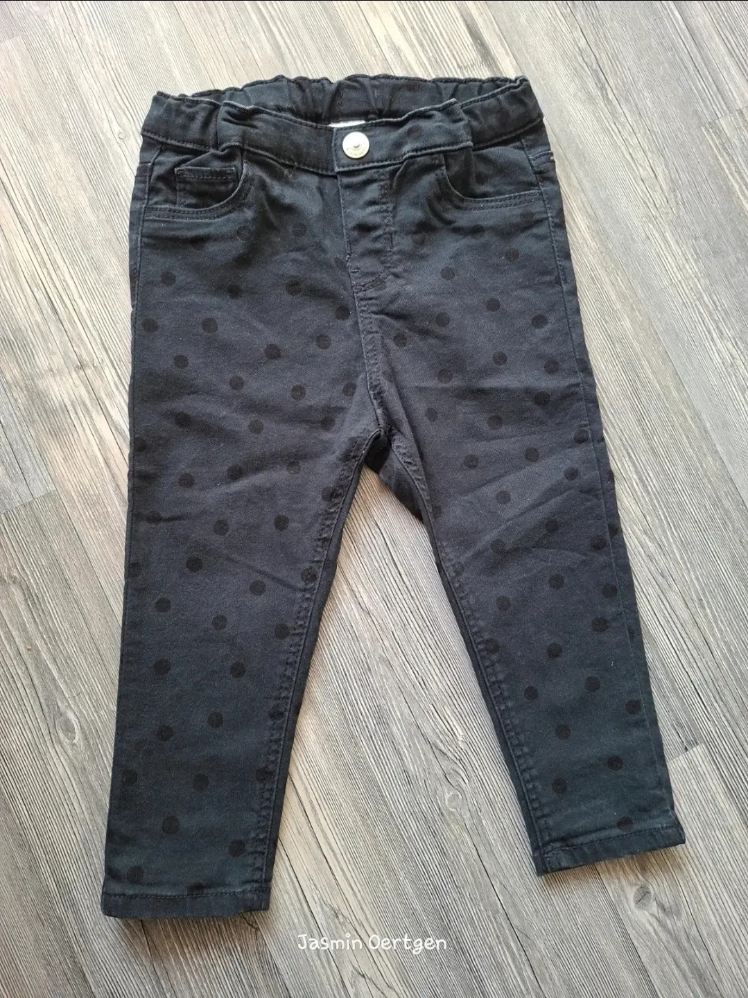 Jeans Hose mit Punkten  | H&M | Gr. 86