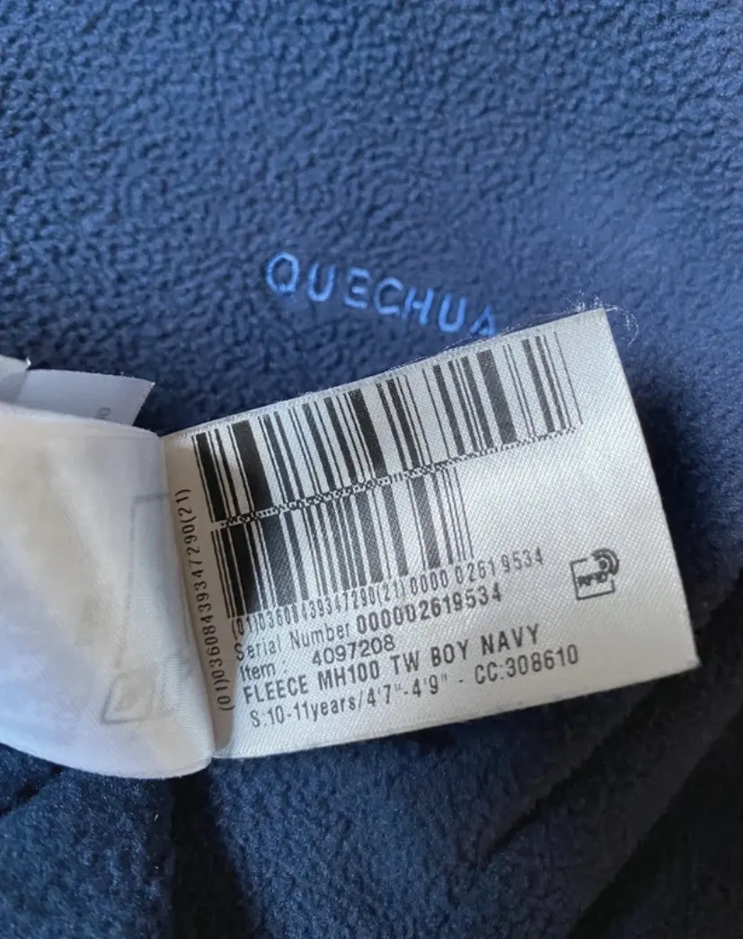 Quechua Fleecepulli marineblau Gr. 140