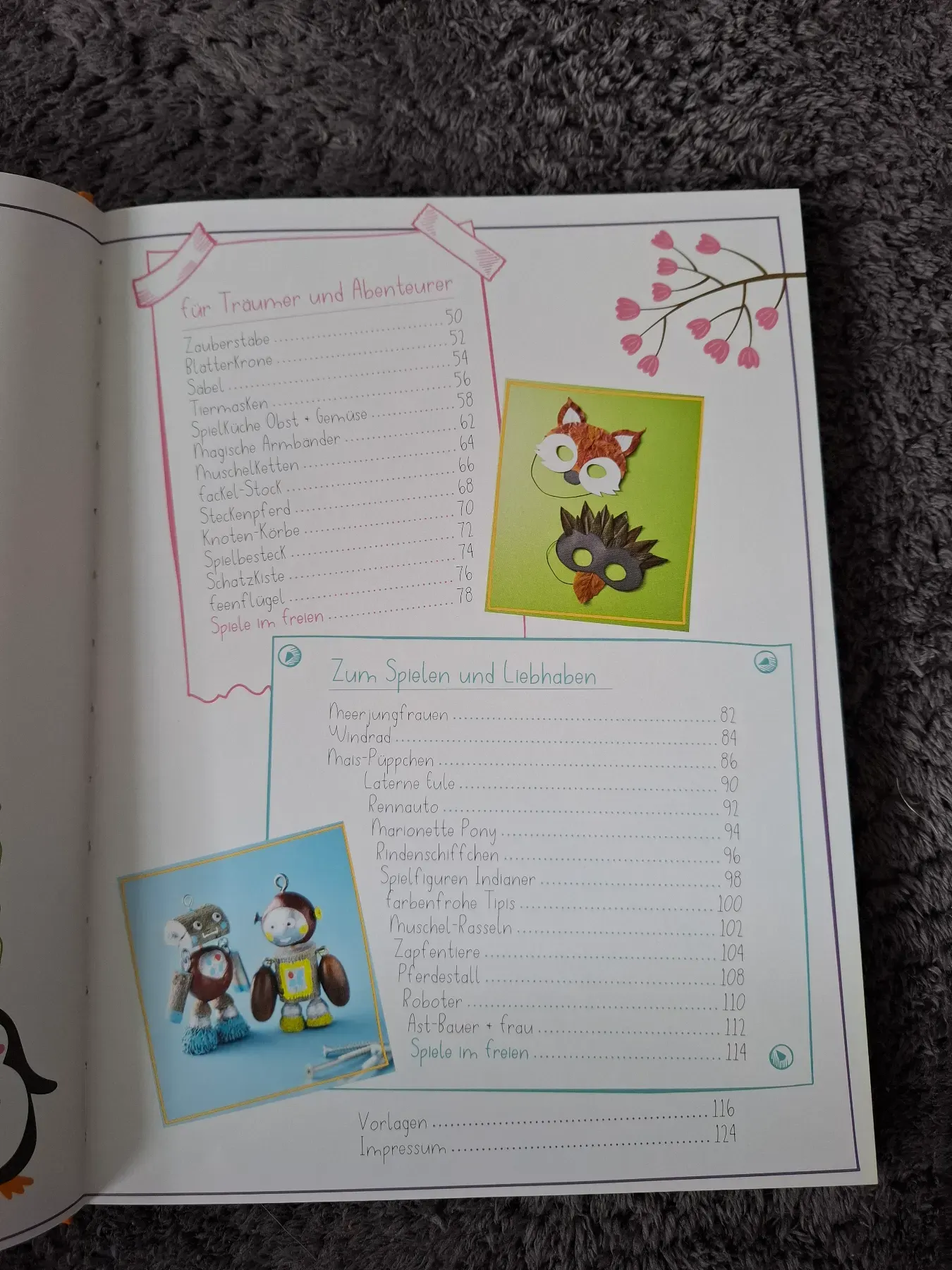 Das Spielebastelbuch Naturmaterialien