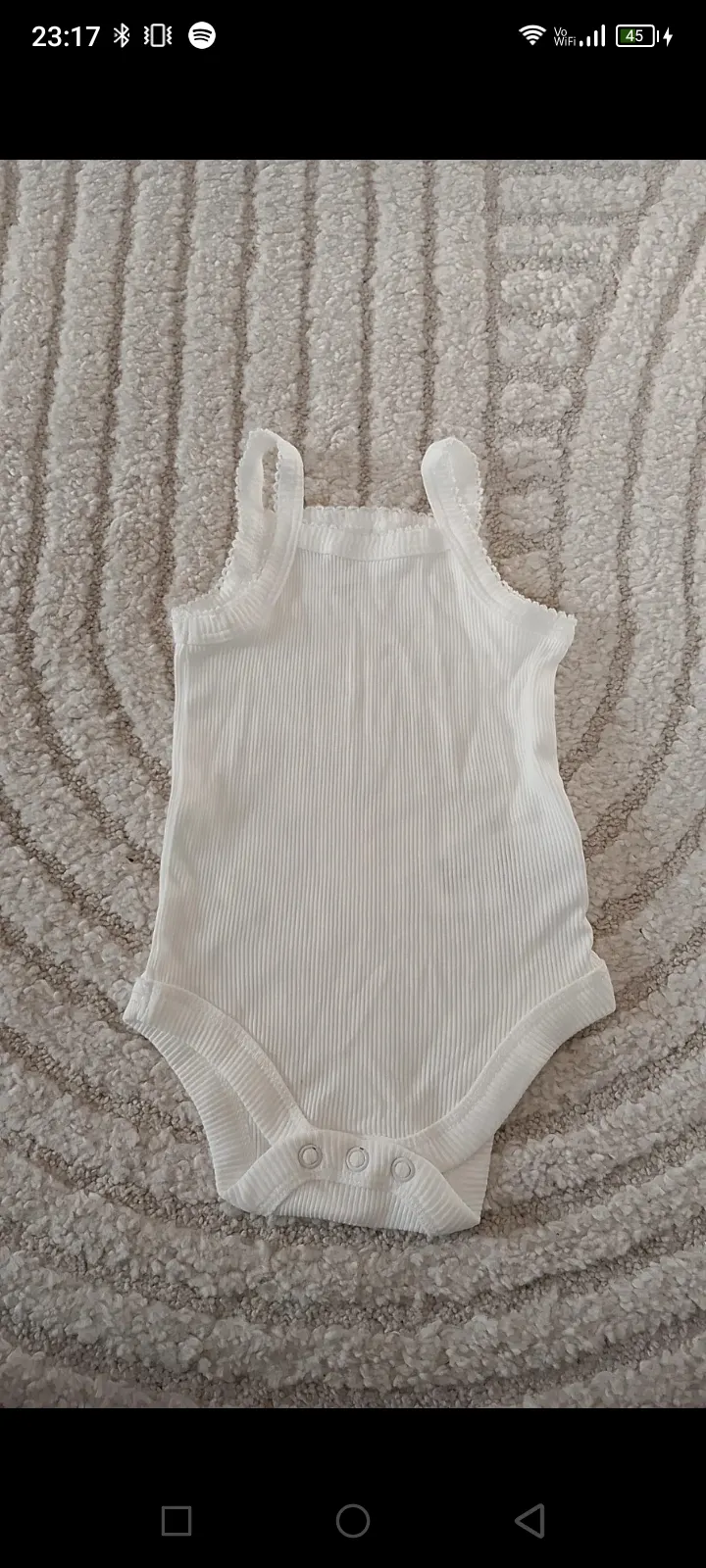Rippstrick Body von Lilly & Dan | Gr 62/68