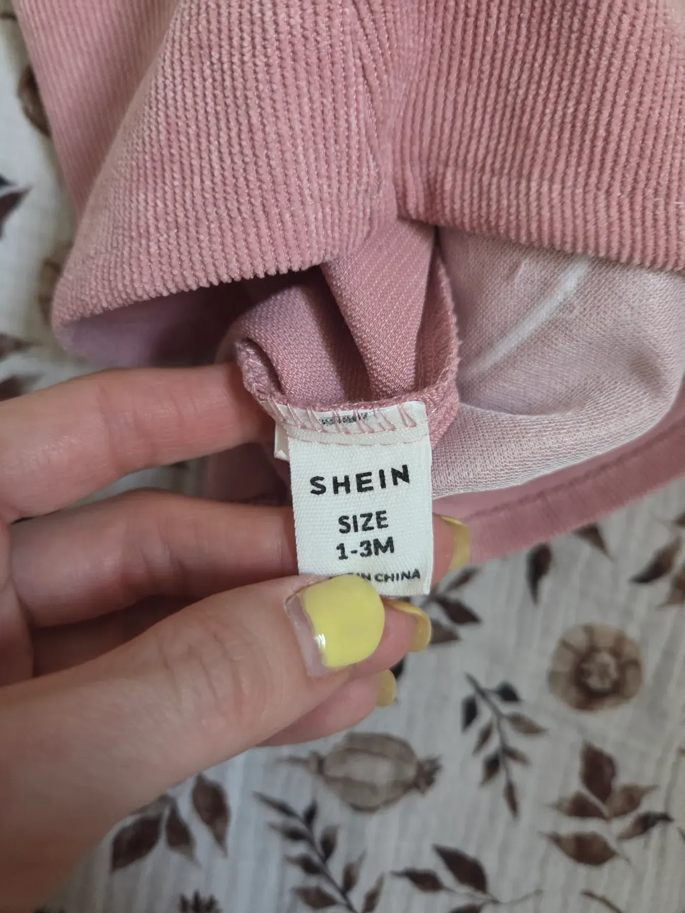 Shein Kordkleid rosa