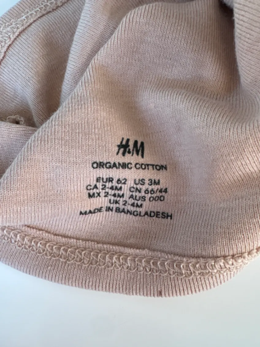 H&M Babymütze mit Pilzmuster – 2–4 Monate 🍄