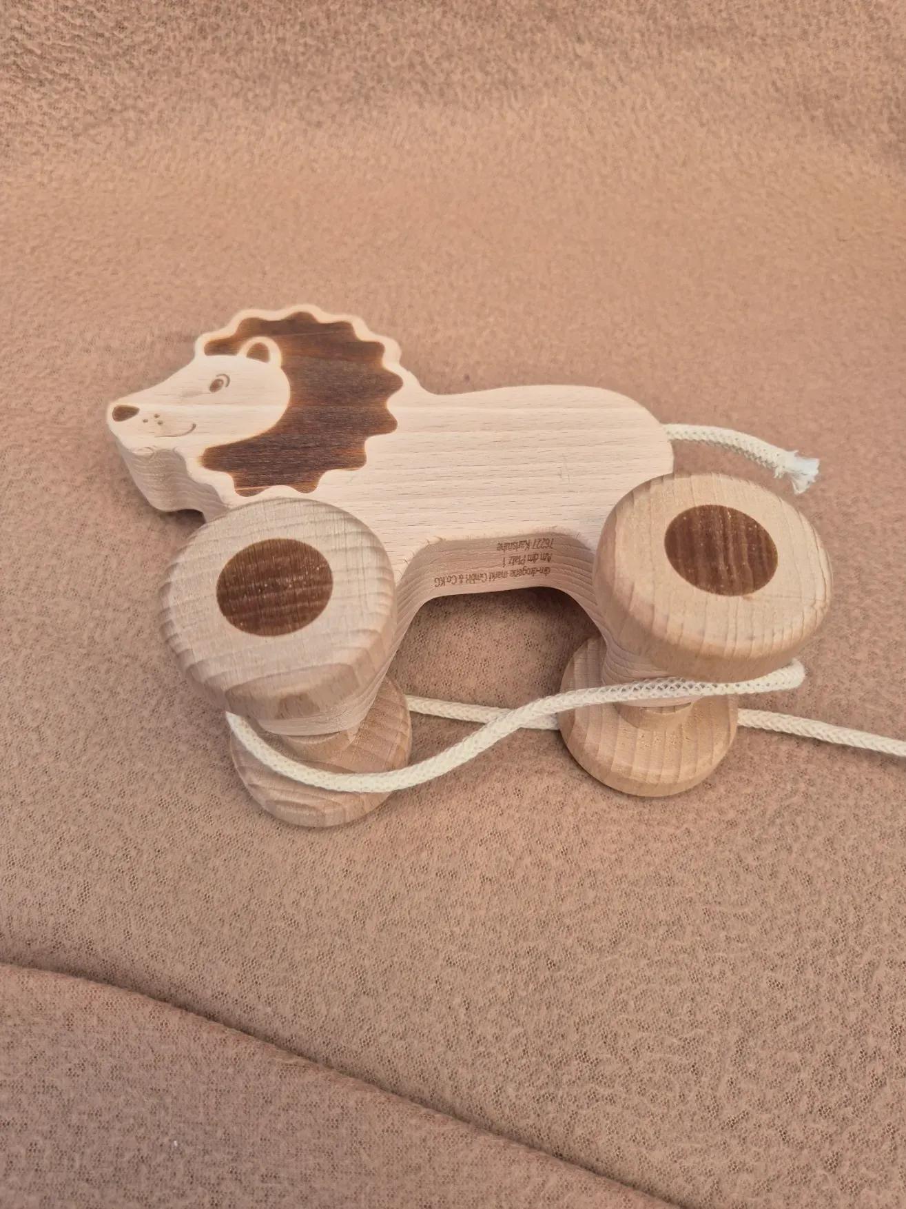 Ziehtier Nachziehtier "Löwe", Holz
