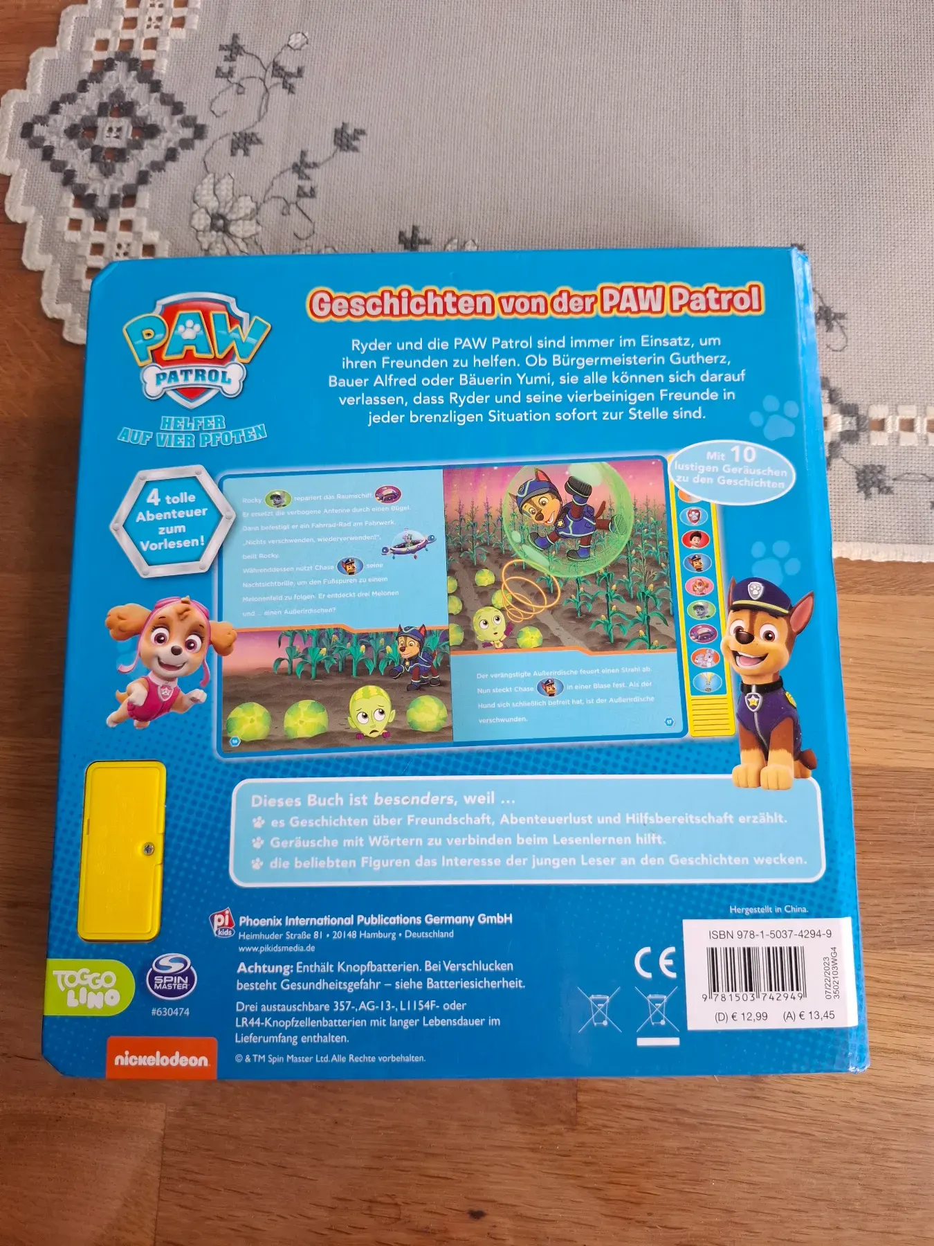 Paw Patrol Buch mit Sound
