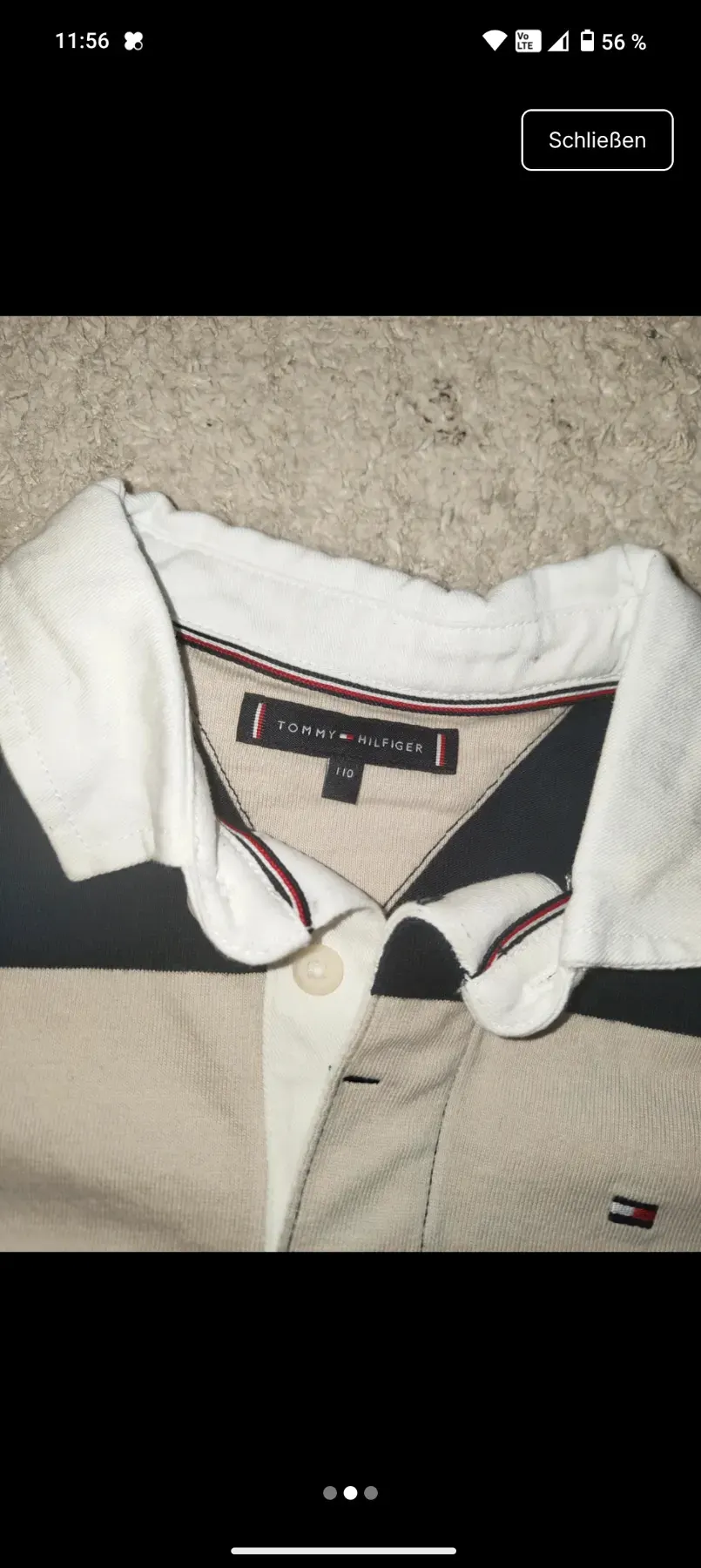 Tommy Hilfiger Polo Shirt langarm Größe 110