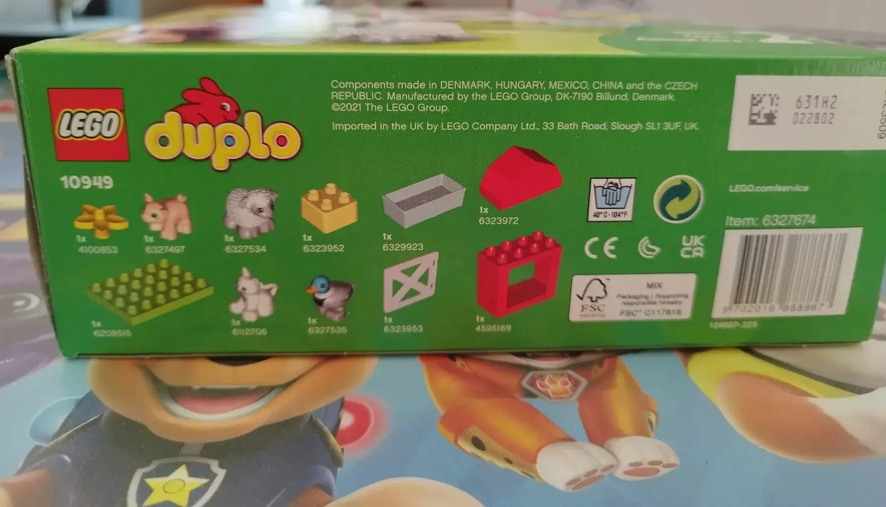 Lego Duplo 10949 vollständig in OVP