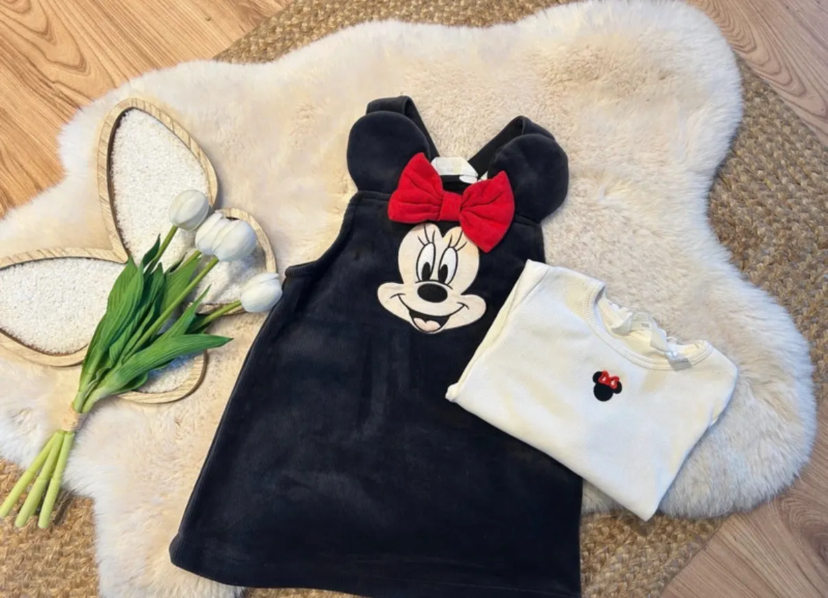 H&M Minnie Mouse Latzrock mit Oberteil H&M