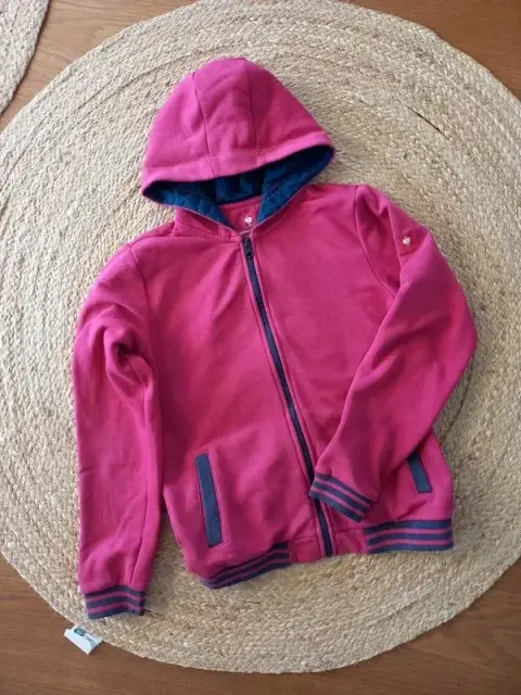 Engelbert Strauss Hoodie Sweatjacke Gr 146/152 Mädchen, pink, Beere, Jacke