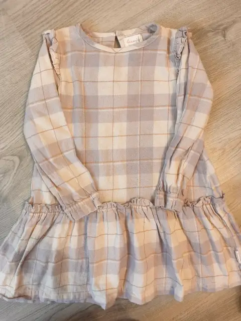 Leevje Mädchen Kleid Flanell 110 116