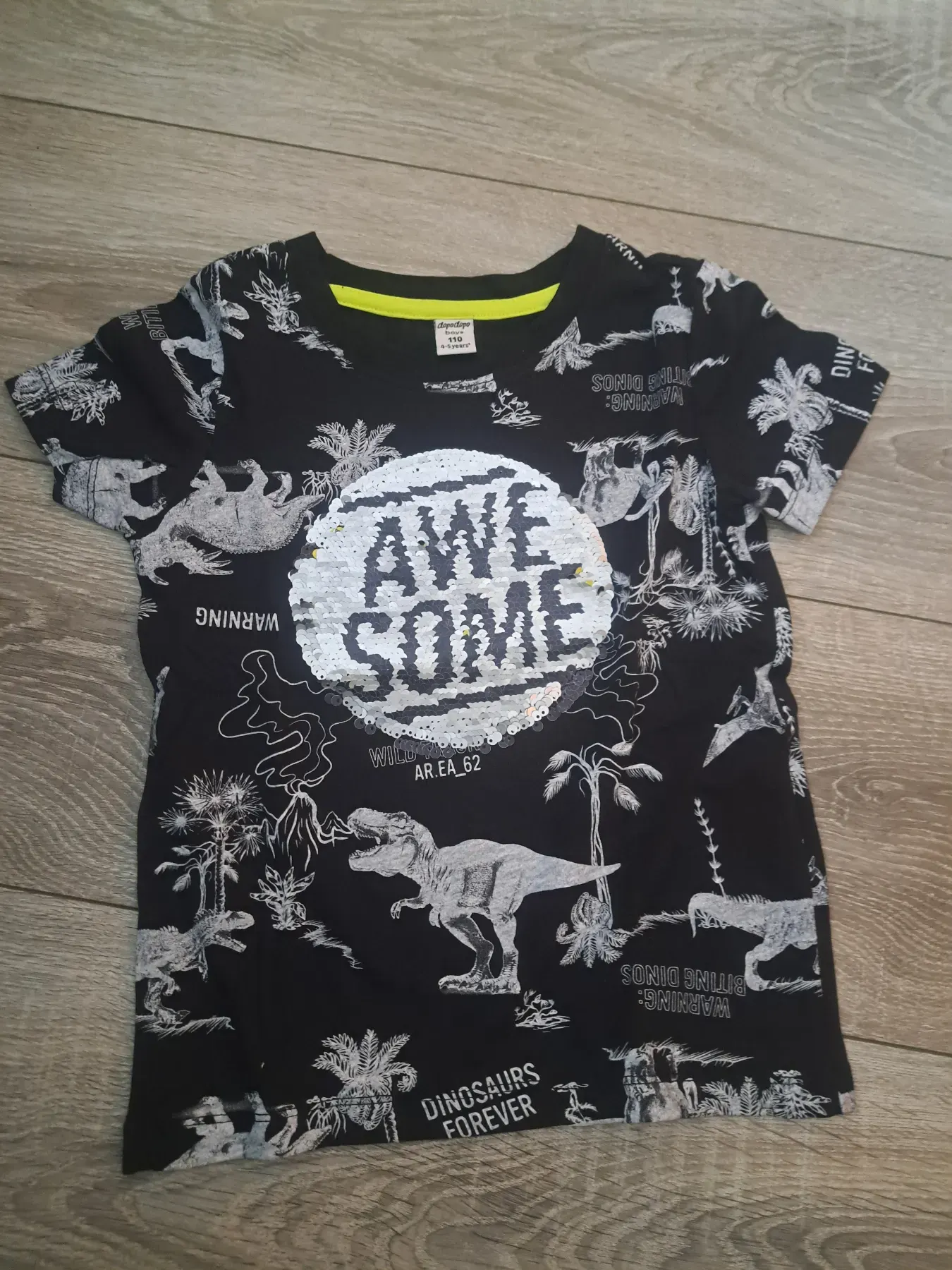 Dopodopo T-shirt zum Schieben in 110