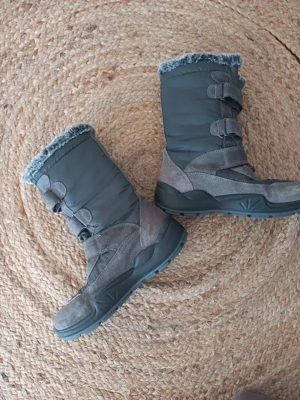 Primigi Winterstiefel Gr 38, Schneestiefel, Mädchen, Goretex, grau, Winter, gefütterte Stiefel