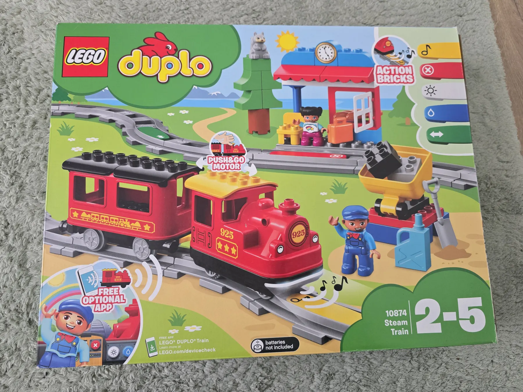 Lego Duplo Set 10874 Dampfeisenbahn