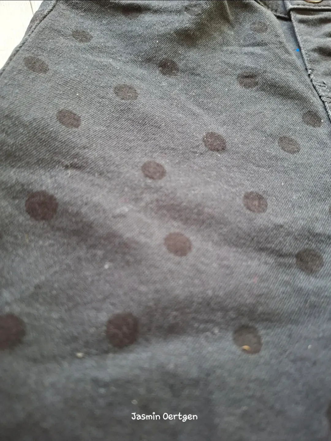 Jeans Hose mit Punkten  | H&M | Gr. 86