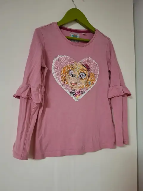 Paw Patrol langarm Shirt mit Wendepailetten 128