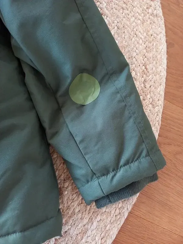 Jonas Nielsen Winterjacke Gr 146, Junge, Parka, khaki Teddy