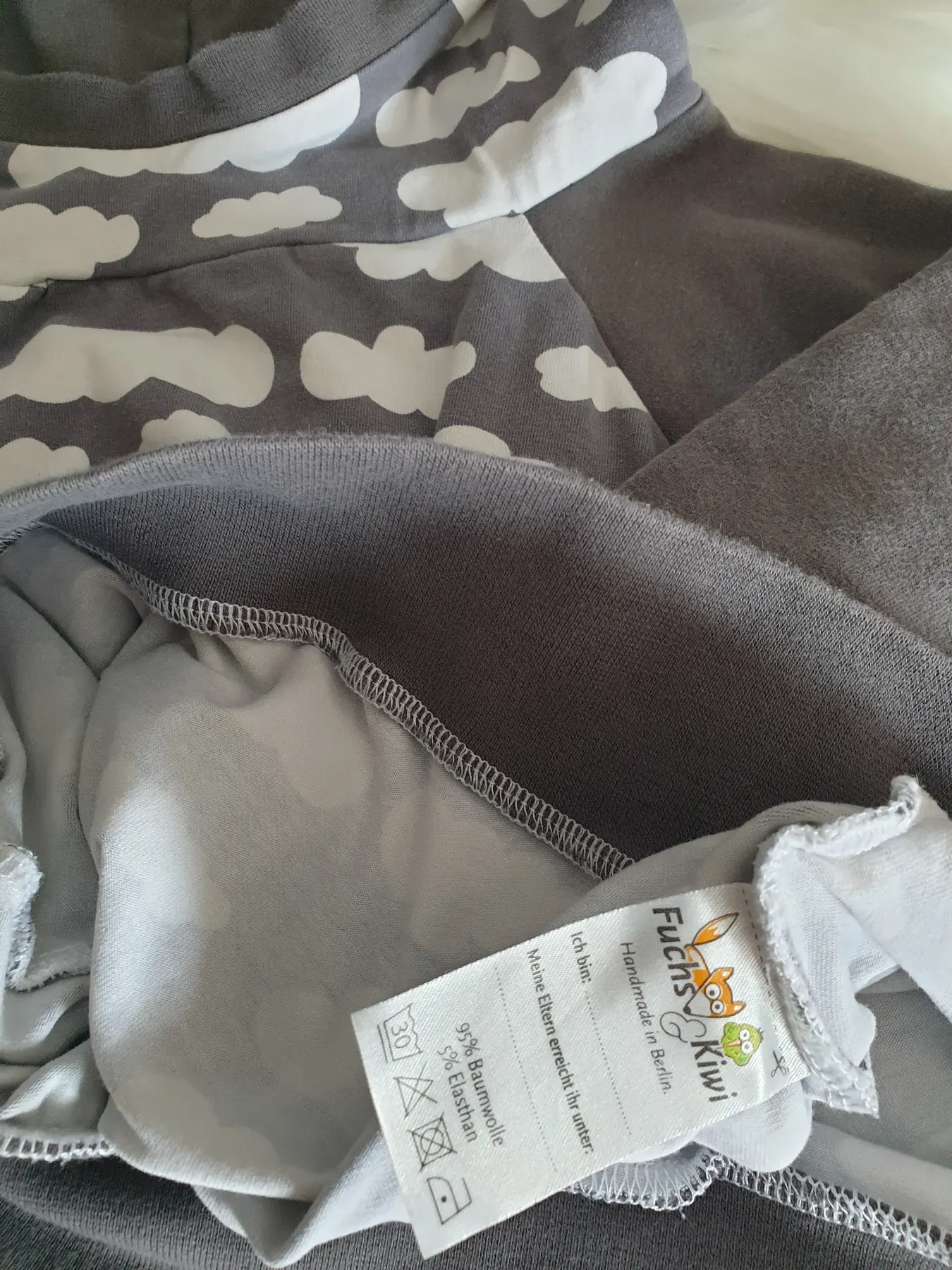 Hoodie von Fuchs &Kiwi -Gr. 110