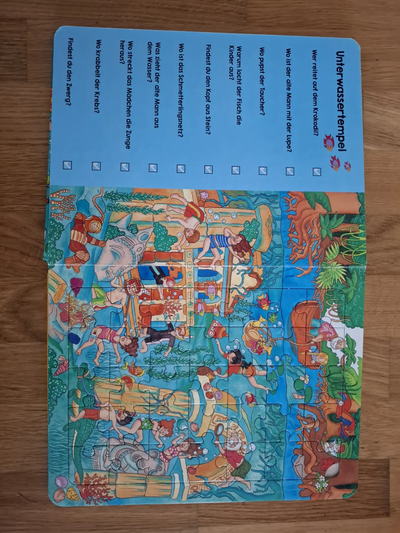 Mein lustiges Wimmel-Puzzle-Buch Dschungel Puzzle Buch
