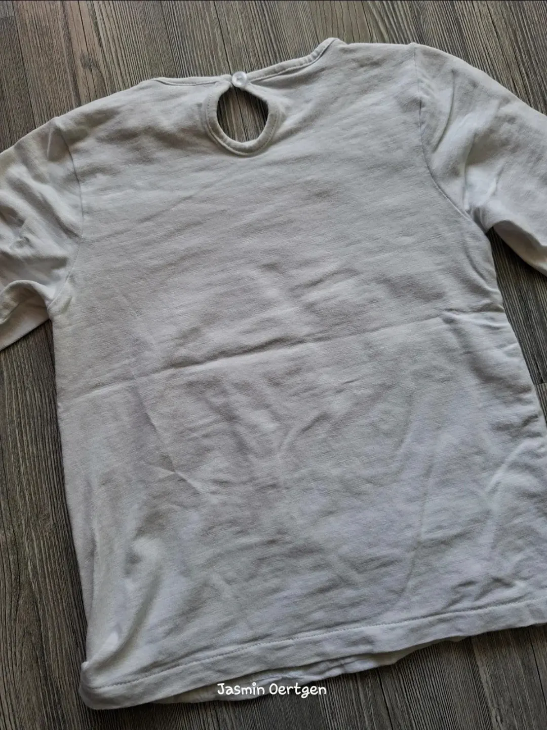 Weißes Langarmshirt mit Lochstickerei | Topomini | Gr. 92