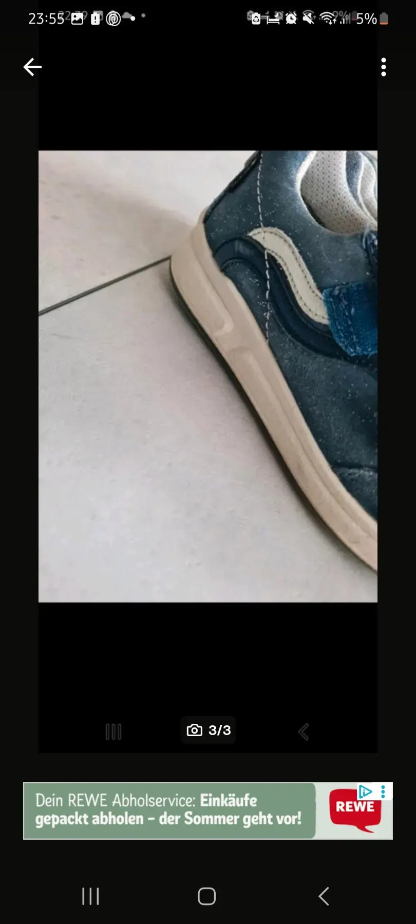 Sneaker Halbschuh von Superfit Größe 33