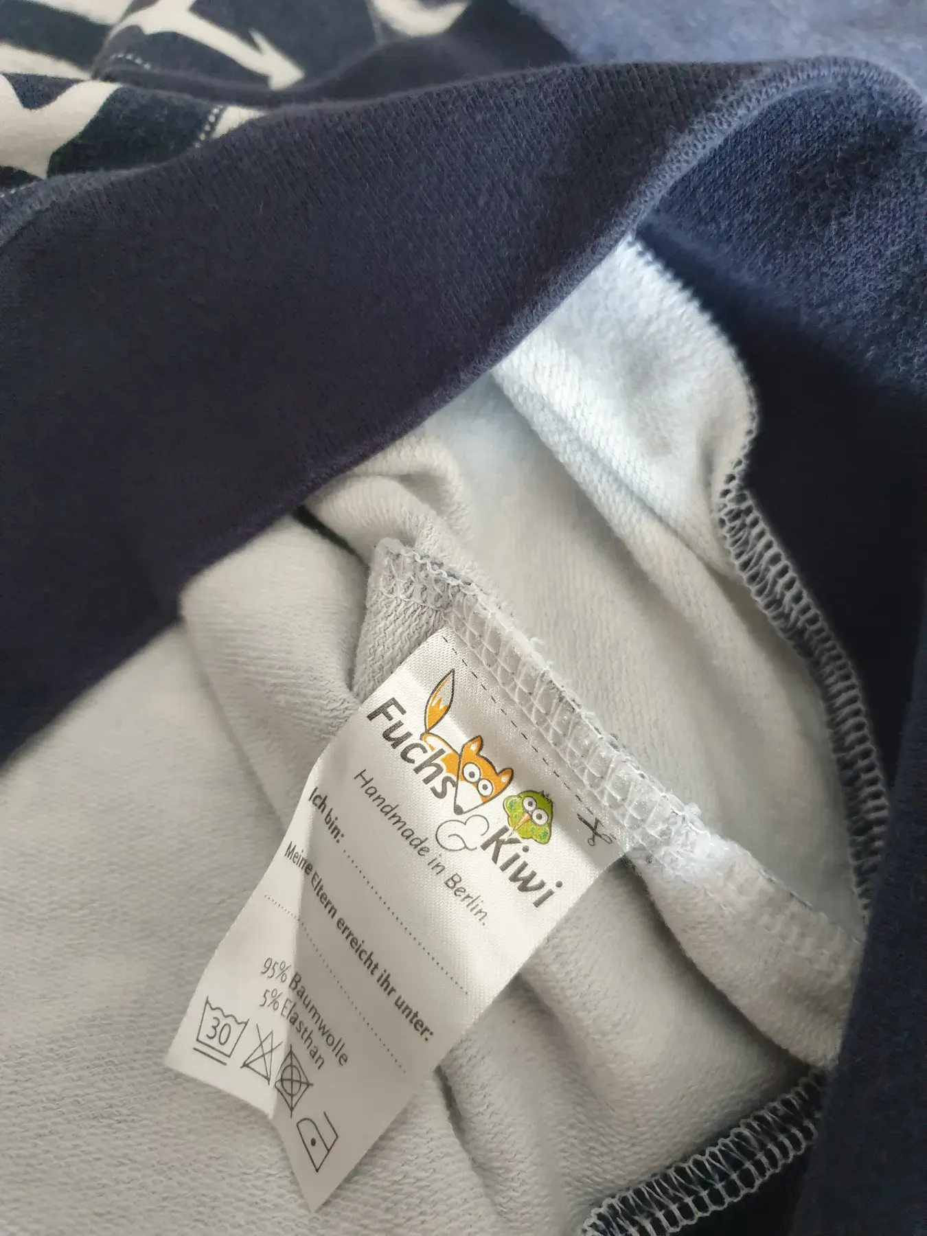 Hoodie von Fuchs &Kiwi -Gr. 110